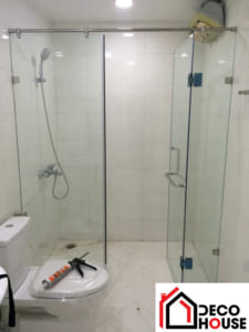 Lắp đặt vách kính phòng tắm tại Bắc Từ Liêm