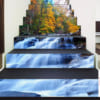 Tranh kính 3d cầu thang suối nước