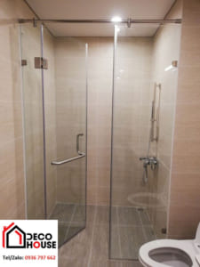 Thi công phòng tắm kính Tây Hồ Hà Nội nhanh chóng, giá rẻ