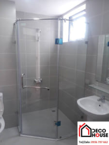 Thi công phòng tắm kính tại Long Biên nhanh chóng, giá rẻ
