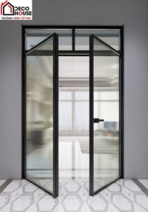 Mẫu cửa nhôm kính slim đẹp