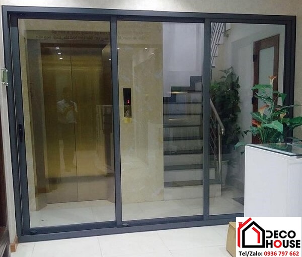 Cửa nhôm Xingfa lùa 3 cánh đẹp