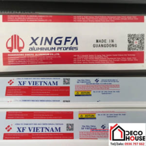 Nhôm Xingfa tem đỏ Quảng Đông chính hãng