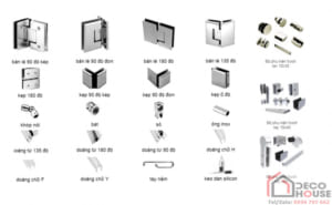 Phụ kiện vách kính tắm