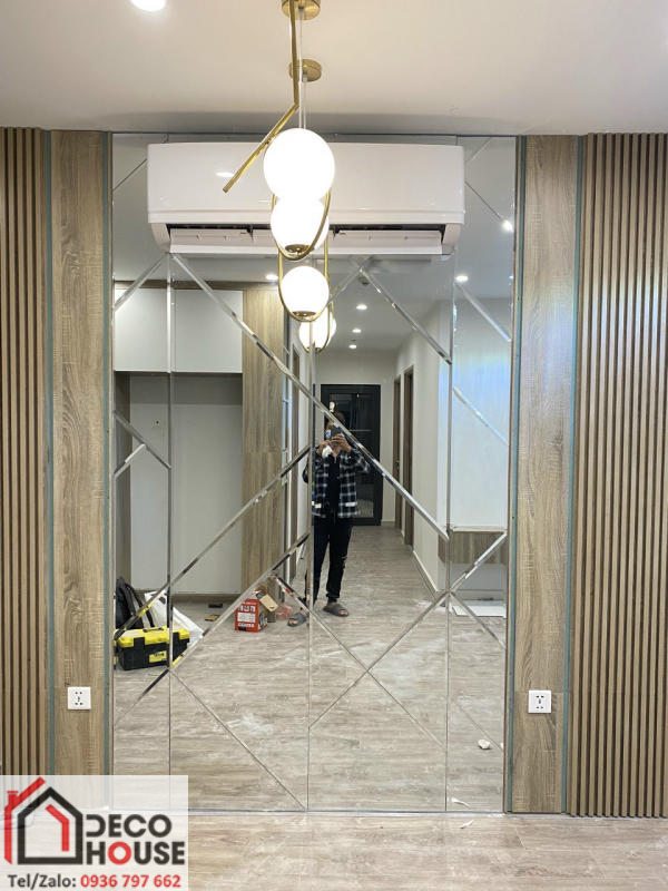 Gương ốp tường tại Hà Nội đẹp