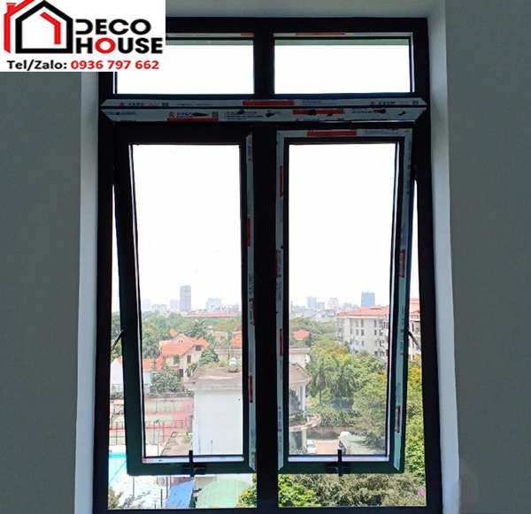 Cửa sổ nhôm Xingfa 2 cánh mở hất