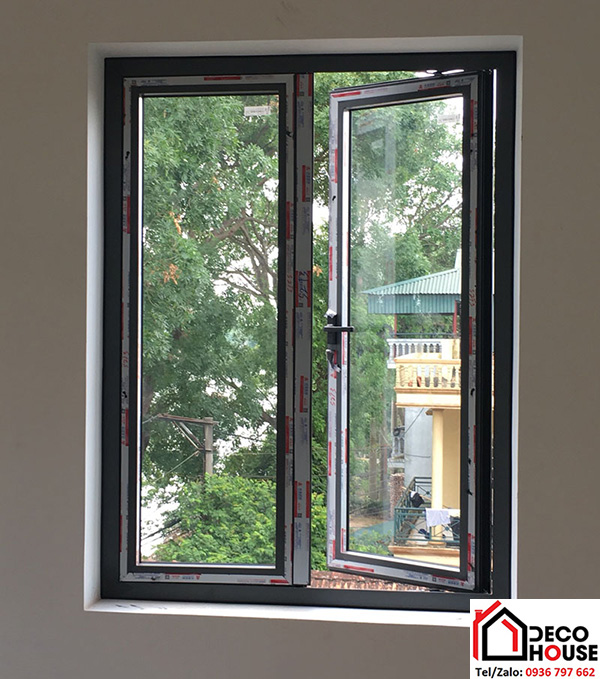 Cửa sổ nhôm Xingfa 2 cánh mở quay