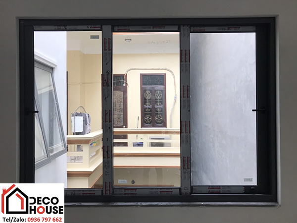 Cửa sổ nhôm XIngfa mở trượt 3 cánh 3 ray