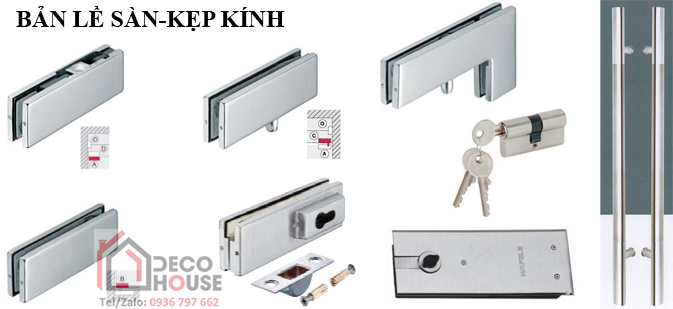 Phụ kiện cửa kính bản lề sàn