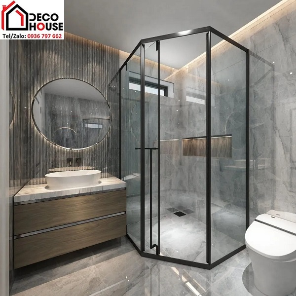 Vách kính tắm phụ kiện cao cấp 