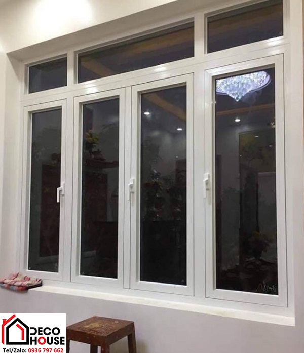 Cửa sổ nhôm Xingfa Việt Nam 4 cánh màu trắng tại Hà Nội