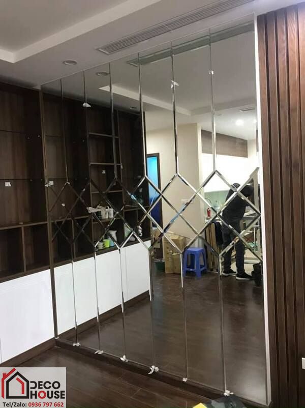 Kính thủy ghép trang trí 