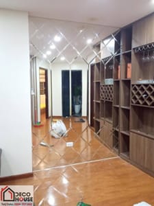 Kính thủy trang trí phòng khách