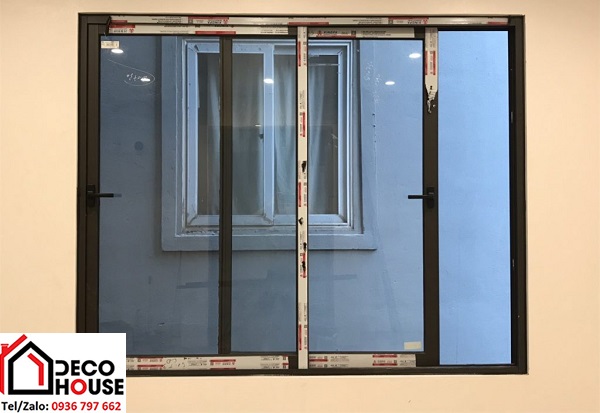 Mẫu cửa sổ lùa nhôm Xingfa 2 cánh hệ 55