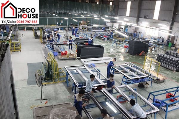 Sản xuất cửa nhôm Xingfa chuẩn