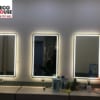 Lắp đặt gương tiệm tóc có đèn LED tại Hà Nội